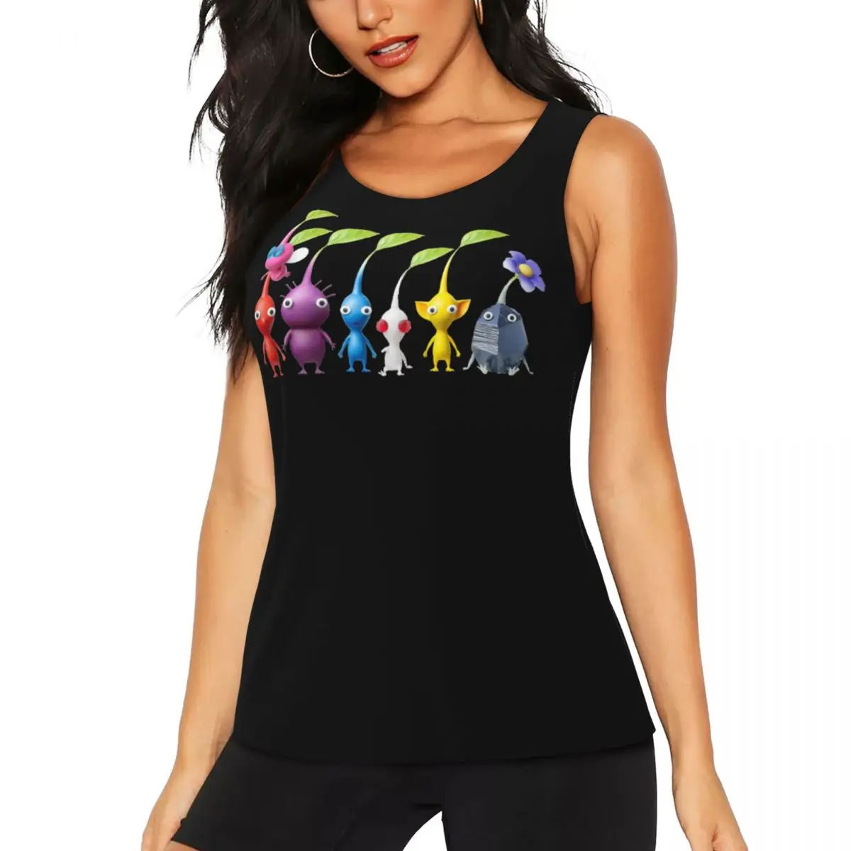 Женские майки для тренировок Pikmin Cool-Dry рубашка без рукавов занятий йогой