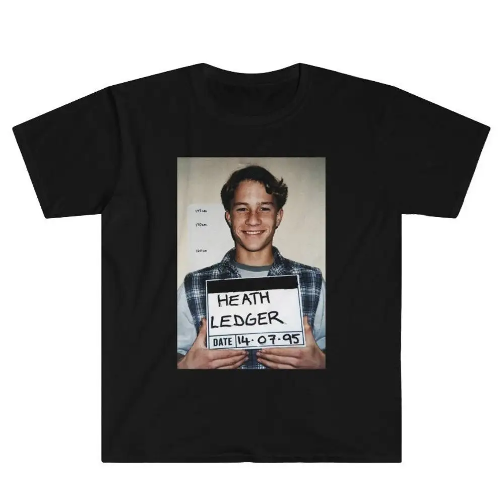Футболка унисекс Heath Ledger 90-х поп-культура Темный рыцарь Джокер сказка рыцаря 10