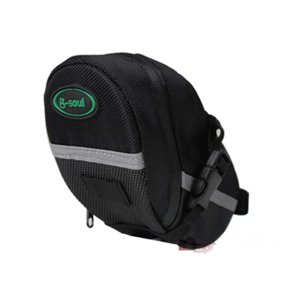

Bike Saddle Bag Bicycle Under Seat Storage Tail Pouch 600D Cycling Bags With Reflective Strips Waterproof Cycling Accessories