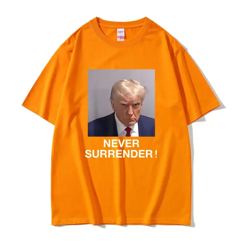 Футболка Mugshot Мужская/женская с забавным Дональдом Трампом повседневная