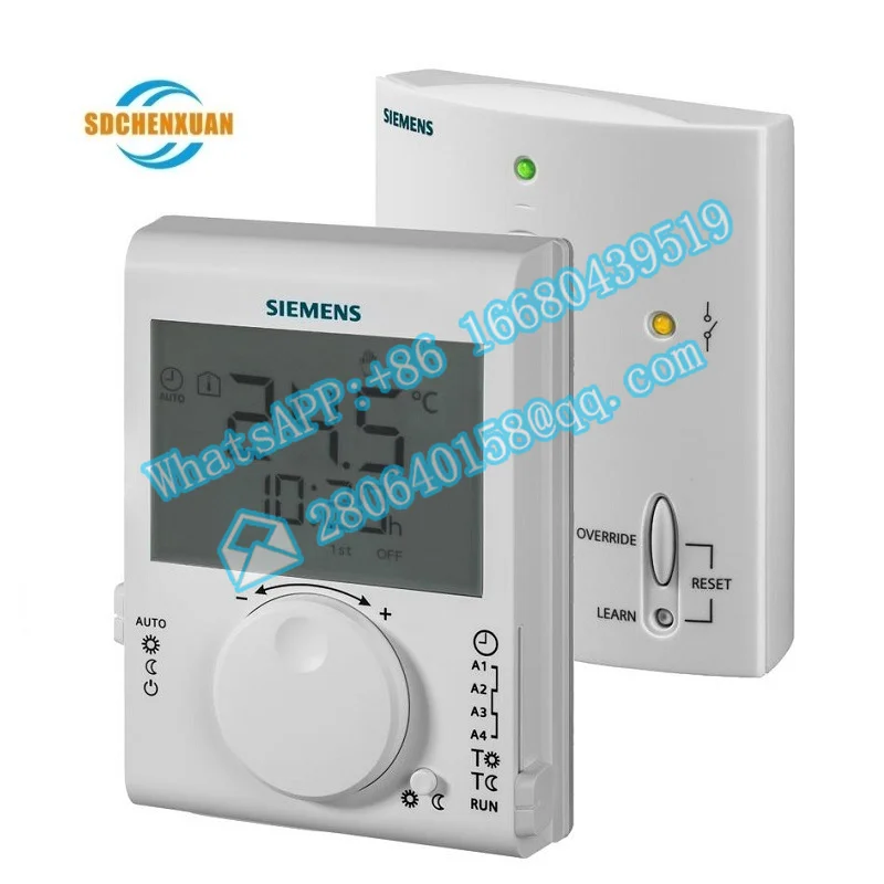 RDG165KN Room thermostat with KNX communications and built-in humidity sensor and humidity control AC 24 V enlarge