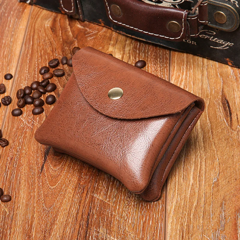 

Кошелек женский из искусственной кожи, двухслойный, компактный, на молнии, однотонный, с карманами для банковских карт