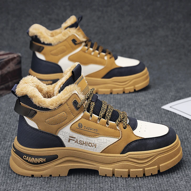 Мужские зимние ботинки берцы