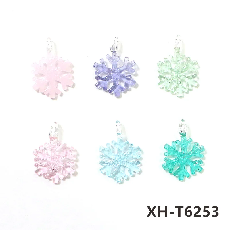 

Стеклянные снежинки JSSMTLP, набор из 6 штук