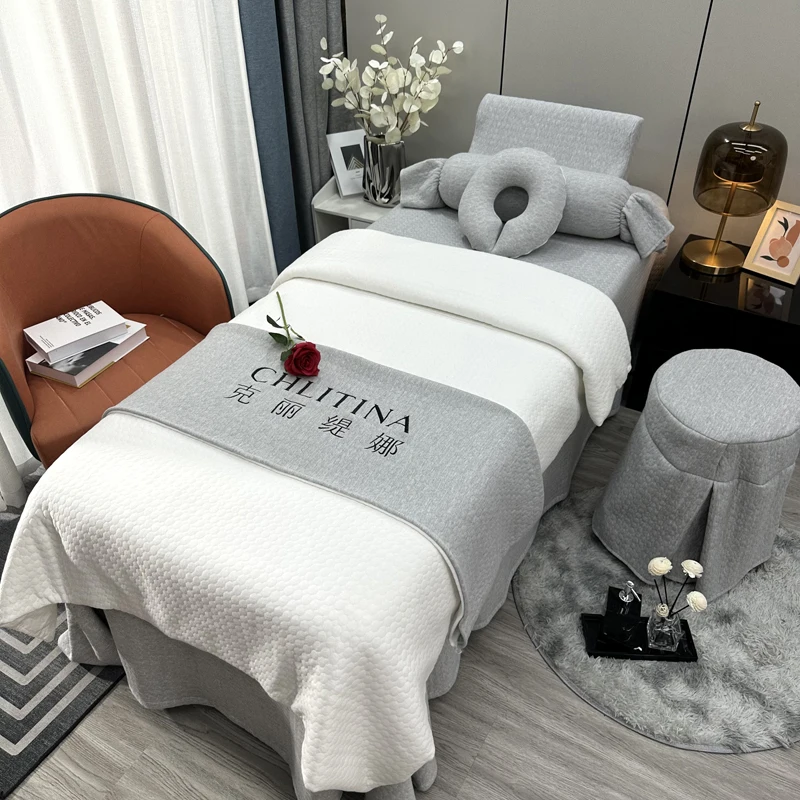 Покрывало Beau из четырех частей не хлопок вязаный светлый роскошный простой Salon