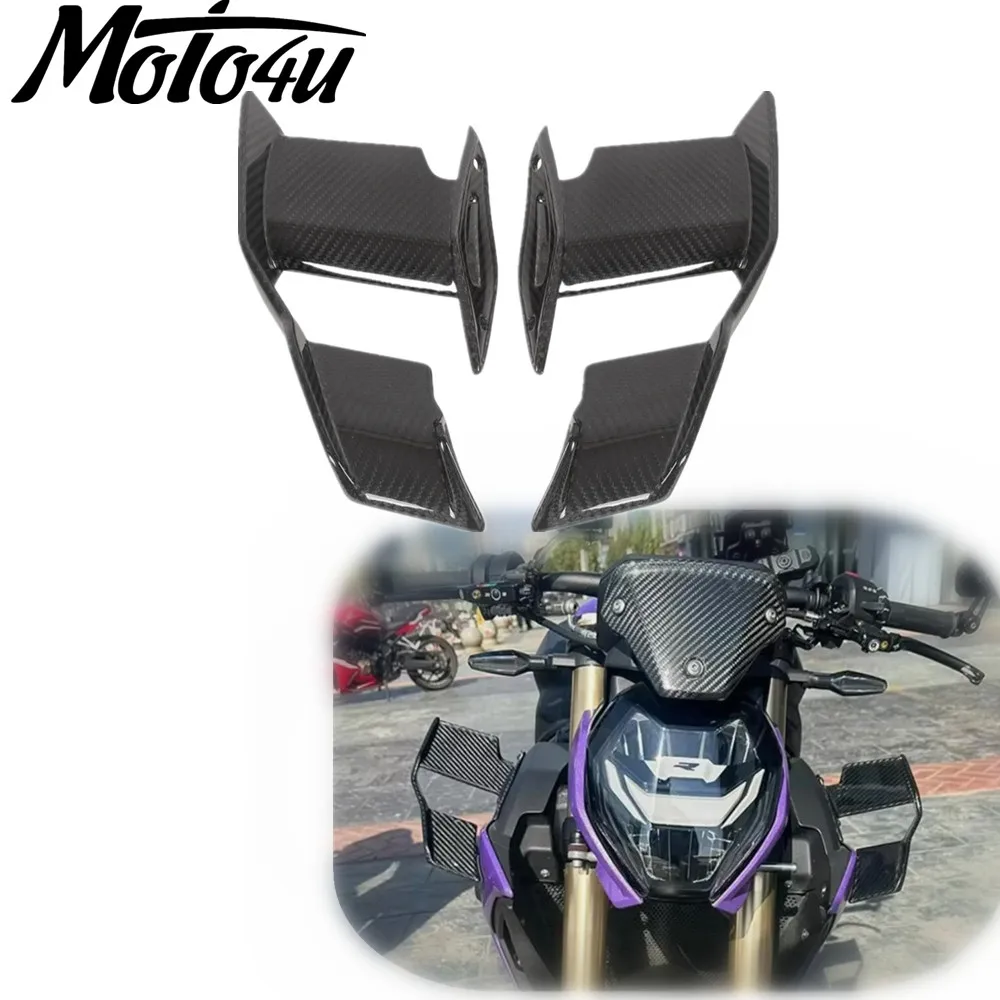 

Для BMW S1000R 2021 2022 2023 M1000R 2023, комплекты передних крыльев из 100% углеродного волокна, обтекатель