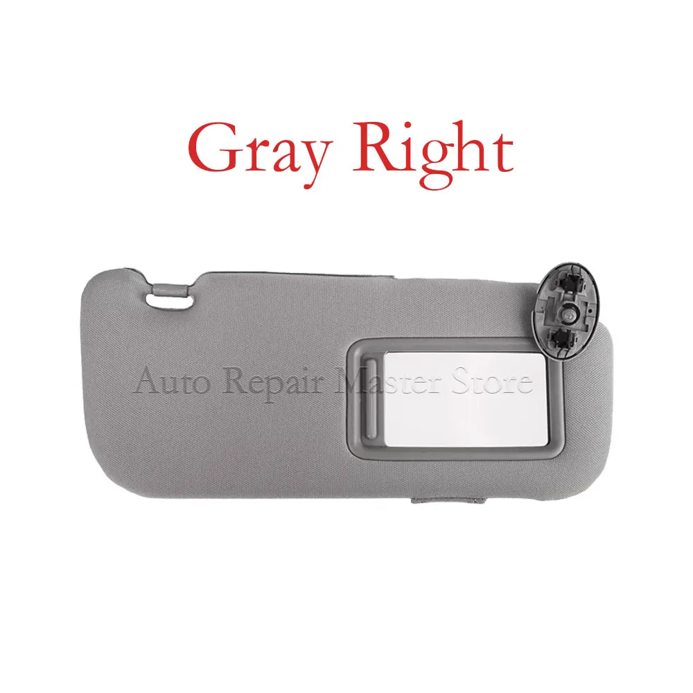 

7432002640B1 7432002711 Серый Бежевый солнцезащитный козырек с зеркалом для туалетного столика для Toyota Corolla 2007-2013 автомобильные аксессуары