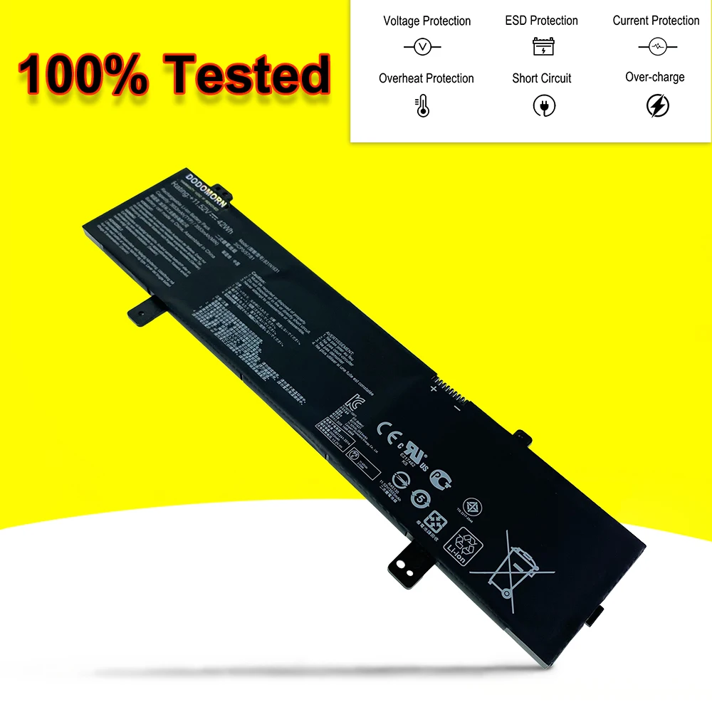 Фото Новый аккумулятор B31N1631 для ноутбуков ASUS VivoBook X505BP X505ZA X505BA F505 F505ZA F505BA K505B A505Z X505BA-1A 11.52V 42wh №5