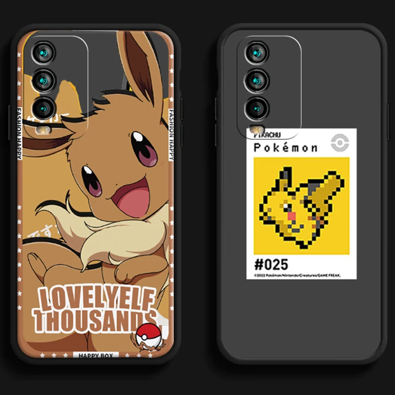 

Pikachu Pokemon Phone Cases For Xiaomi Redmi Note 10 10S 10 Pro POCO F3 GT X3 GT M3 Pro X3 NFC Coque Carcasa Soft TPU