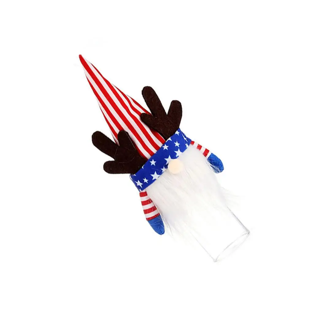 

Independence Day Christmas Doll Merry Christmas Decorations For Home Cristmas Ornament Xmas LED Toy Festival Craft Ornament