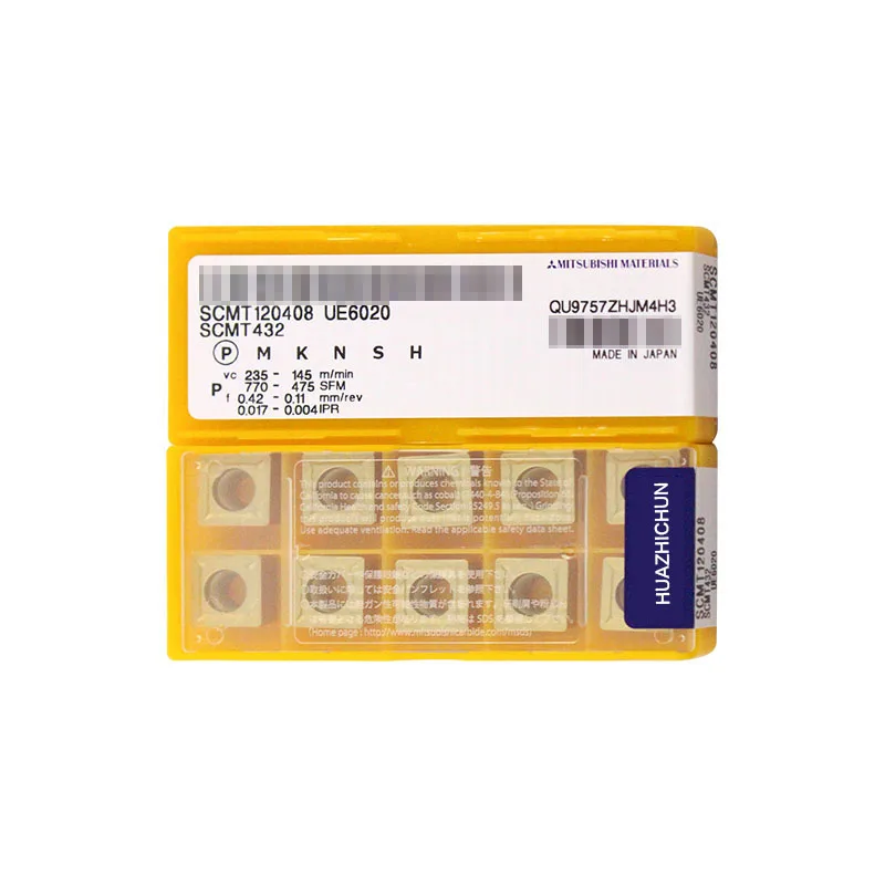 

Original SCMT120408 UE6020 For Turning Insert CNC Blade Lathe Tools