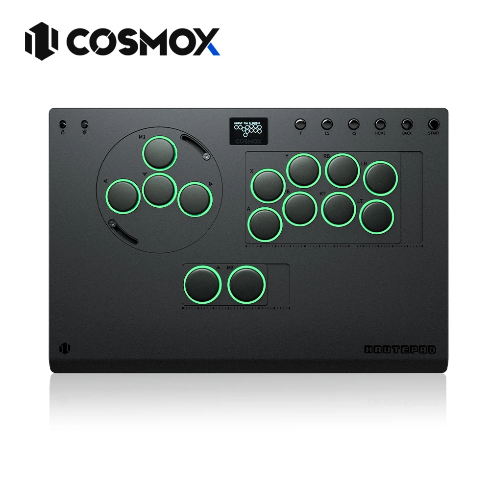 Фото Беспроводной контроллер Haute42-COSMOX X-Move Stick без рычагов для ПК, PS4, PS5, Xbox, Steam, Switch с регулируемым расположением кнопок, джойстик Hibox №1