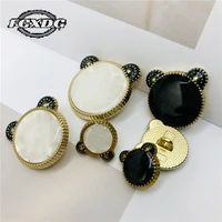 10pcs super cute cat ear shape childrens clothing buttons 12 5mm small buttons for shirt sewing accessories buttons for clothes