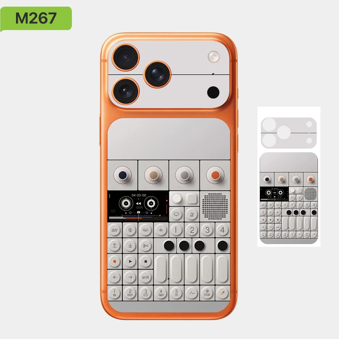 Фото Oscarskin Z для Apple iPhone 17 Pro Max 17 Pro: 3D-наклейка на заднюю панель, цветная защитная пленка для всего корпуса №2