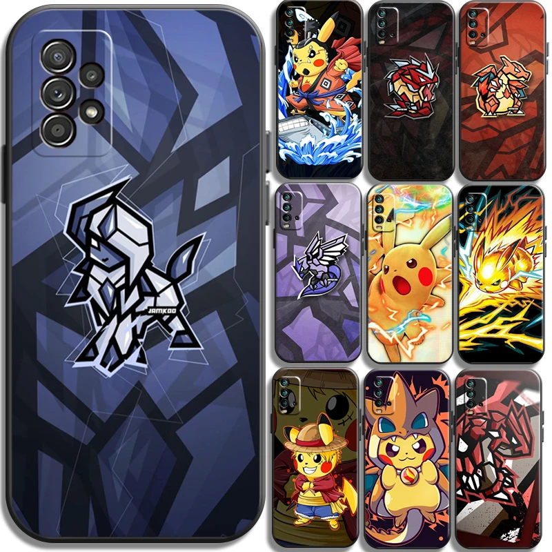 

Pokemon Bandai Phone Cases For Xiaomi Redmi Note 9 Pro 5G 10 10S 10 Pro POCO F3 GT X3 GT M3 Coque Carcasa Funda