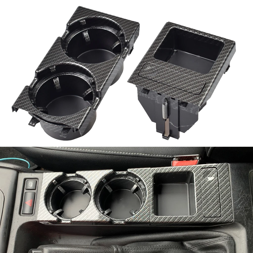 

For BMW E46 Series 1999-2006 51168217953 Car Center Console Water Cup Holder Case Beverage Bottle Holder Coin Tray Box Styling