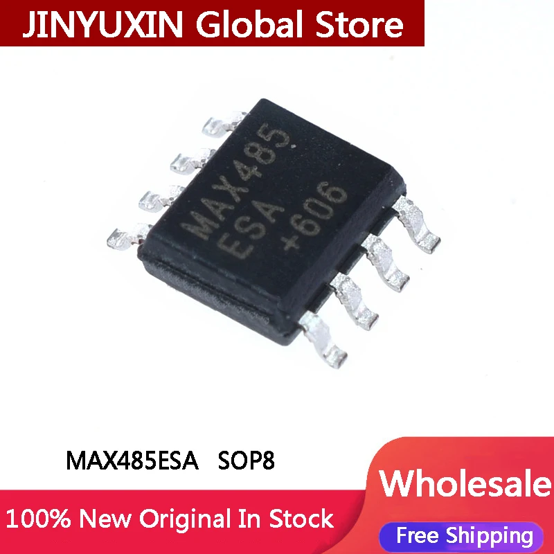 5-100Pcs New MAX485ESA MAX485 SMD SOP8 Imported RS-485 Receiver Driver IC Chip In Stock Wholesale Free Shipping