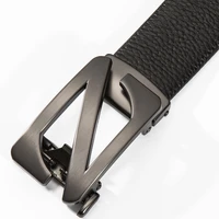 2022 Hot New Brand Designer Genuine Leather Men Belt Cowhide Males Belt Automatic Buckle Big Large Size Cinturones Para Hombre