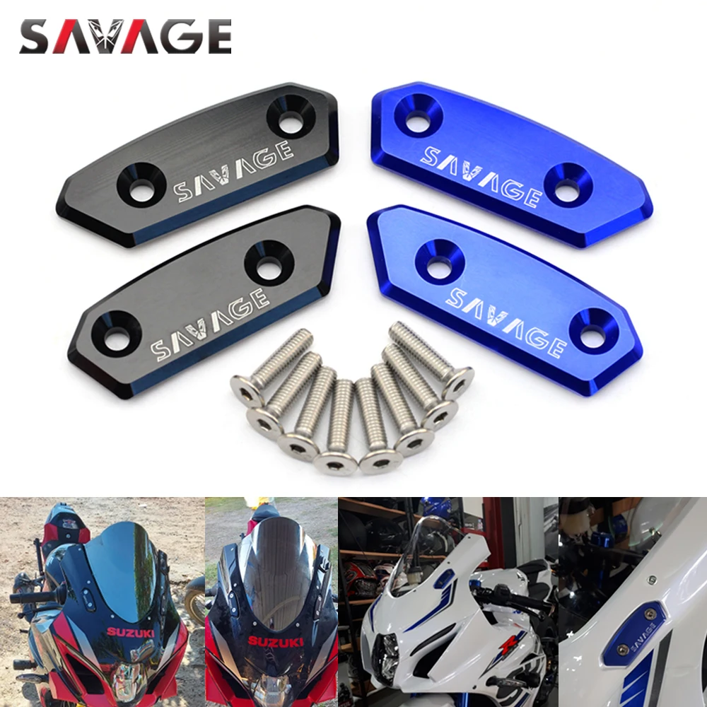 

Mirrors Hole Cover Block Off Cap Base For SUZUKI GSX-R 1000 2017-2020 18 19 GSXR GSXR1000 Motorcycle Accessories Aluminum Plates