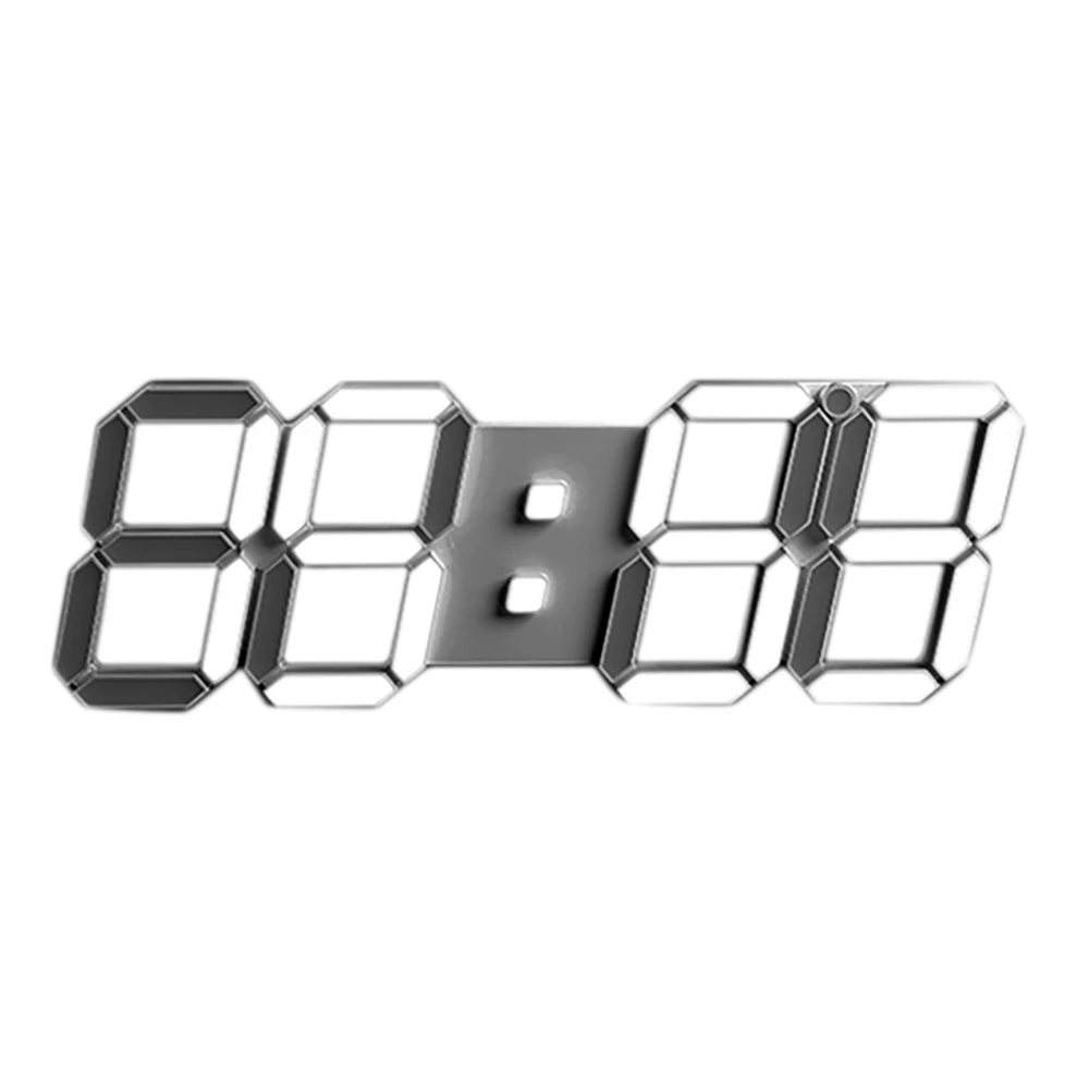 

3D светодиодный цифровой будильник, трехмерные электронные часы для офиса, спальни, гостиной