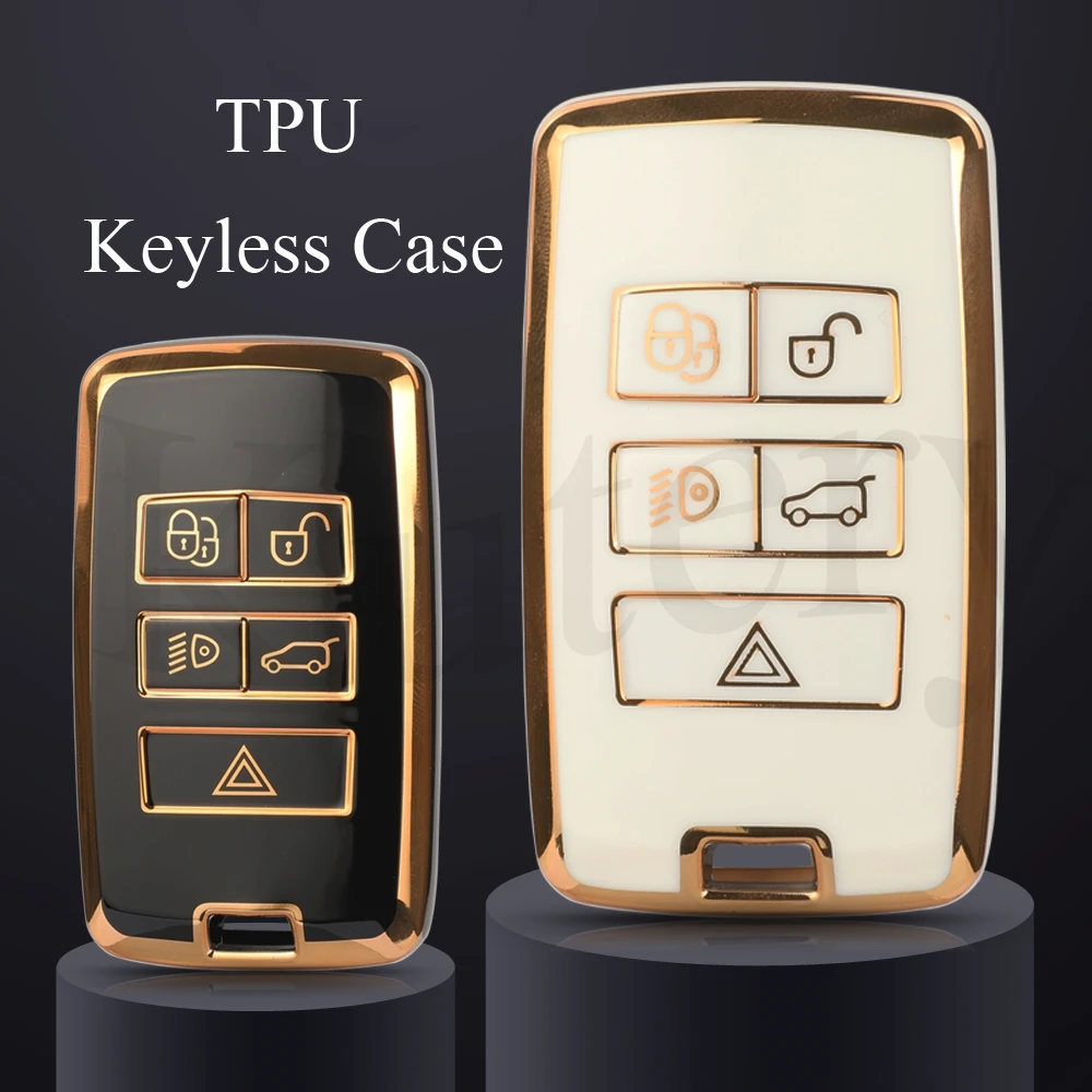 Мягкий Чехол Для Ключей Из ТПУ Land Rover Range Sport Velar Evoque Freelander Discovery Jaguar XF XJ XJL XE — 5