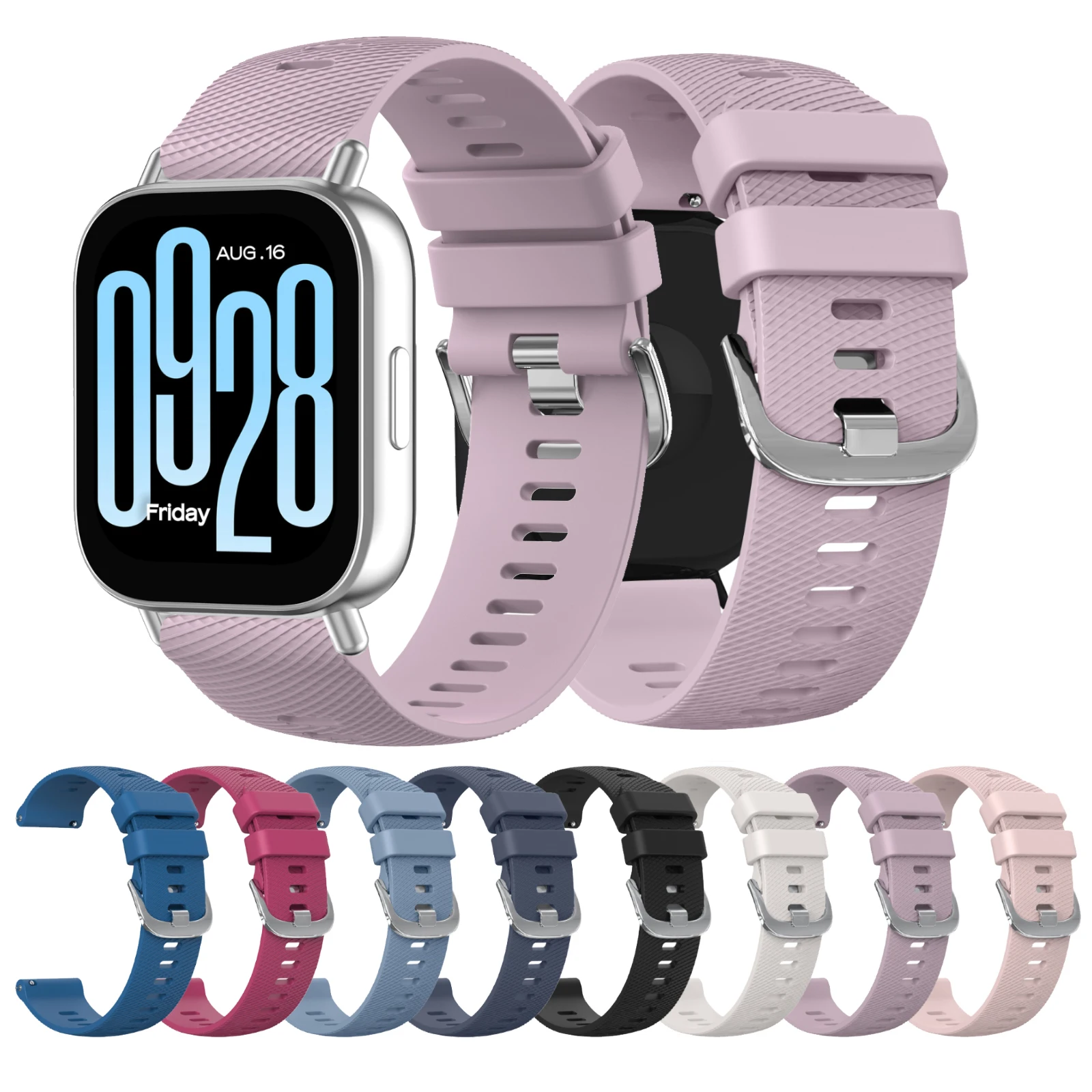 Фото Силиконовый ремешок 22 мм для Xiaomi Watch S2 S3 S4/S1 Active/S1 Pro, ремешок для Redmi Watch 5 Active/5 Lite/3 Active/3 Lite, браслет №1