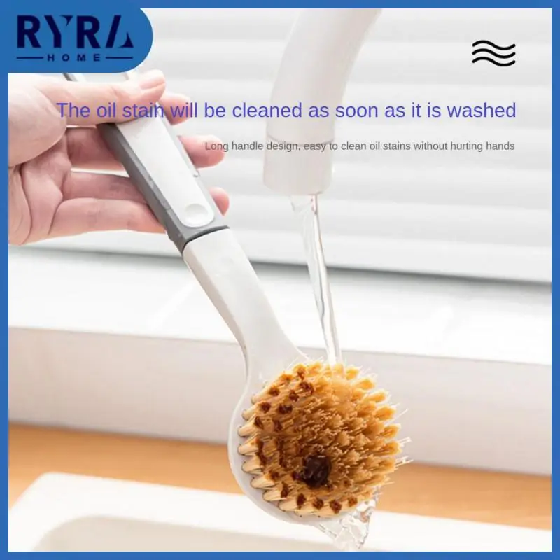 

Net Weight Around 65g Cleaning Brush Easy To Brush Away Stubborn Stains Flexible And Fine Bristles Sponge Scrubbing Pad