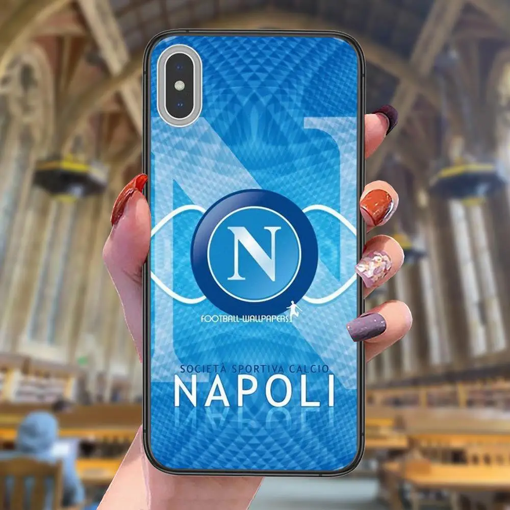 Черный корпус трендовый чехол 3D Fc S Команда Футбол D футбольный логотип Napoli для