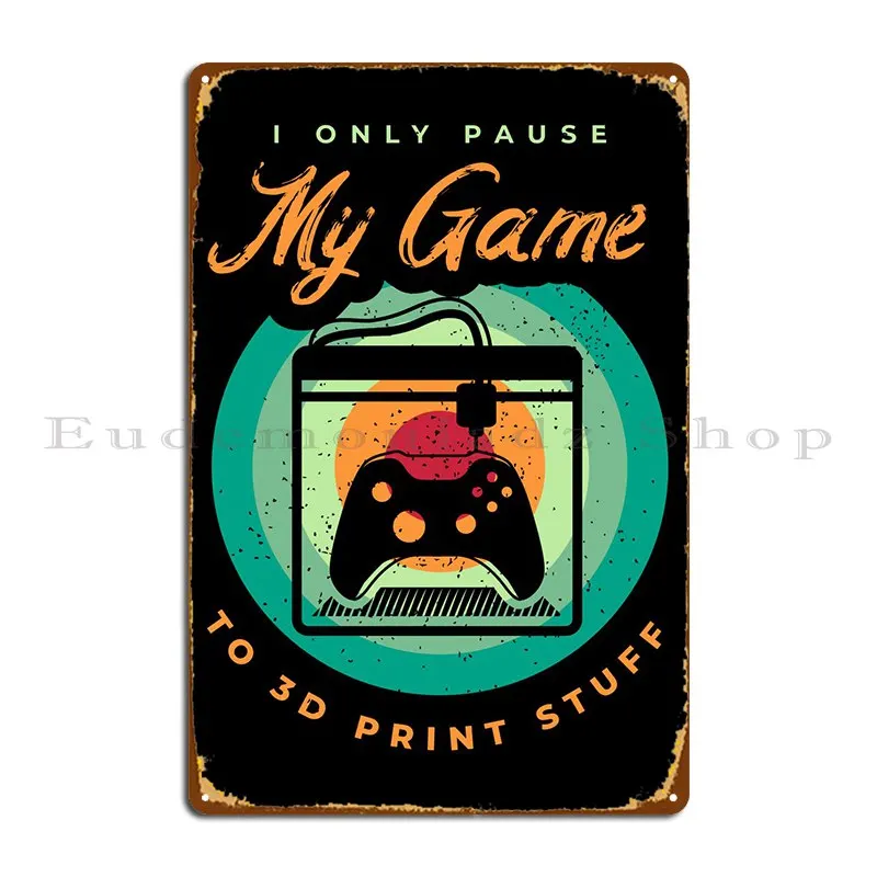 

3D-принтер, металлический плакат для кинотеатра, гостиной, гаража