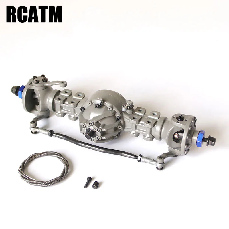 

Metal Front Differential Axle for 1/14 Tamiya RC Truck Tipper Scania Benz Actros Acros Man Volvo Lesu JDM-86 DIY Upgrade Parts