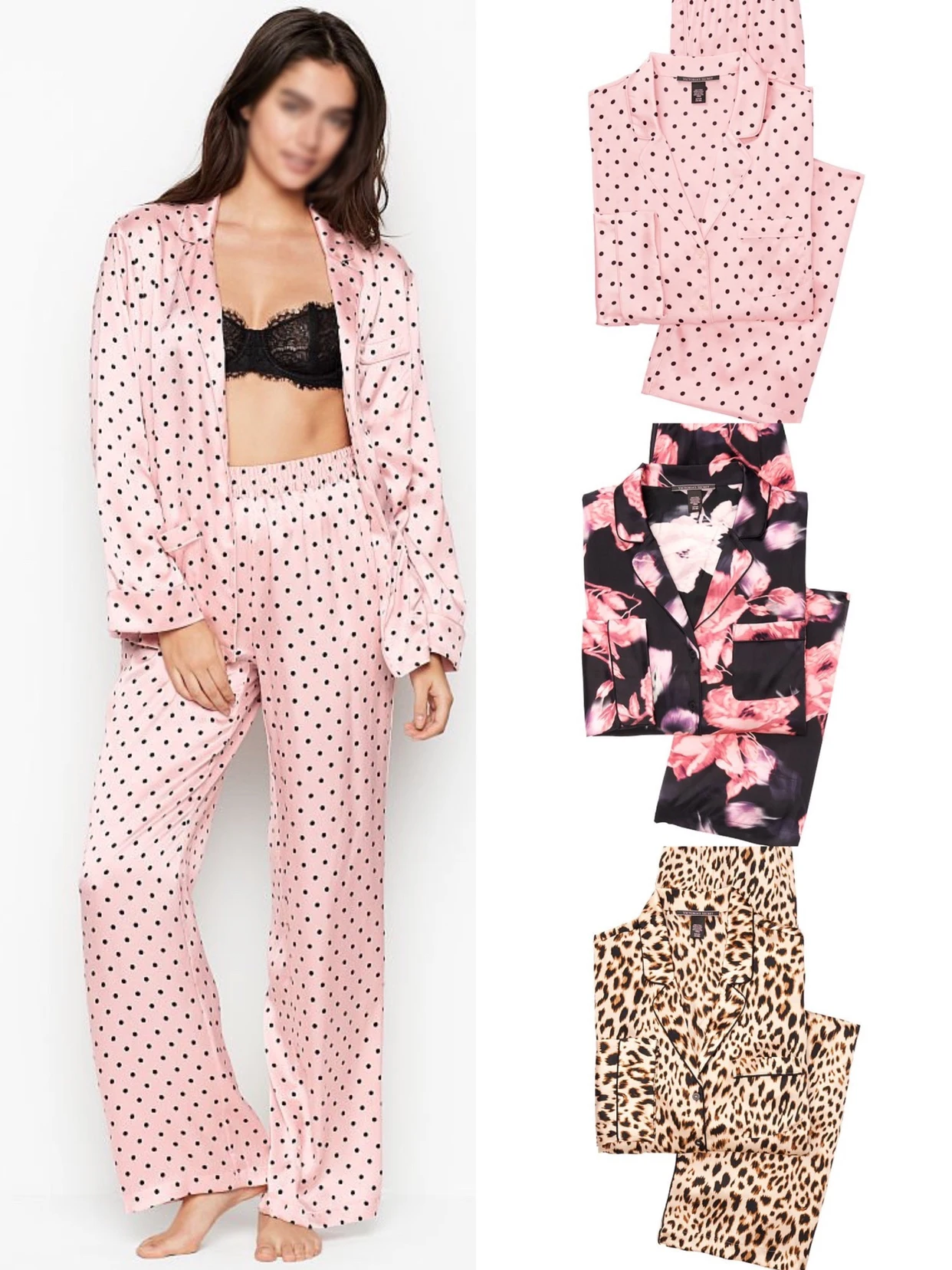

Новинка 2023, Женский пижамный комплект из 2 предметов, сексуальная шелковая пижама, пижамы для сна, ночная одежда, домашняя одежда, домашняя одежда, одежда для отдыха Pink secret
