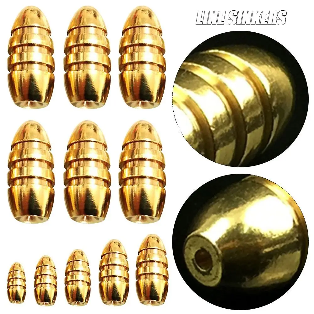 

10 шт./партия, рыболовные свинцовые грузики