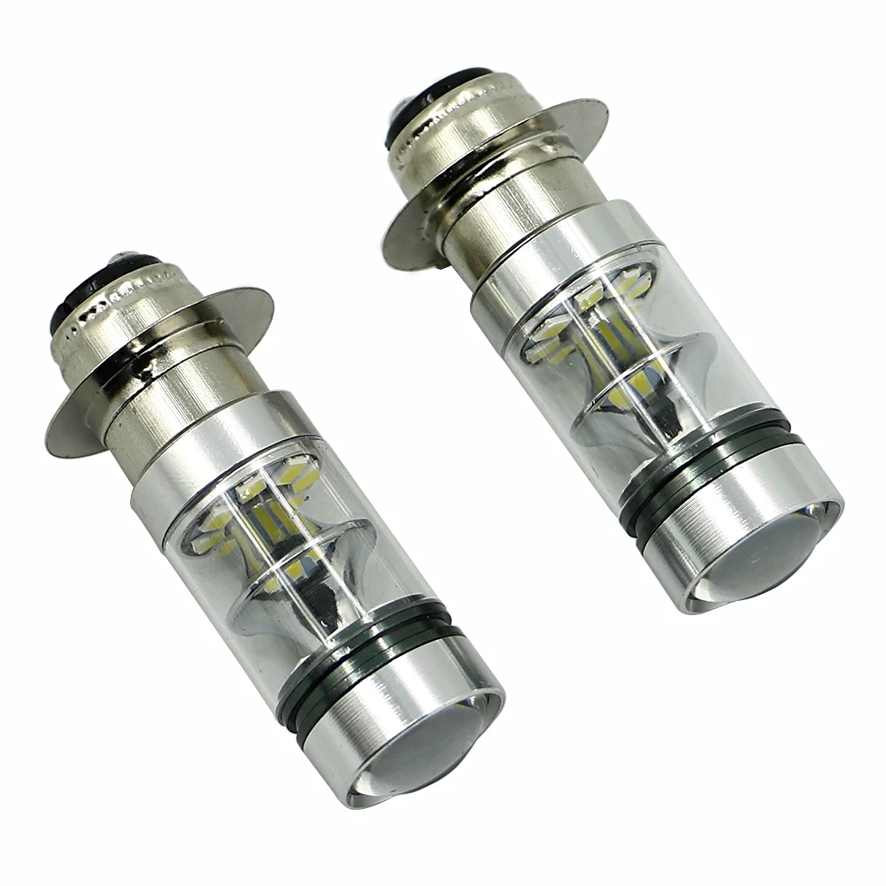 2 шт. супер синие белые светодиодные лампы для фар, обновленная лампа для Yamaha GRIZZLY 660 400 YFZ450 RAPTOR 350 700 RHINO H6 100 Вт ATV UTV