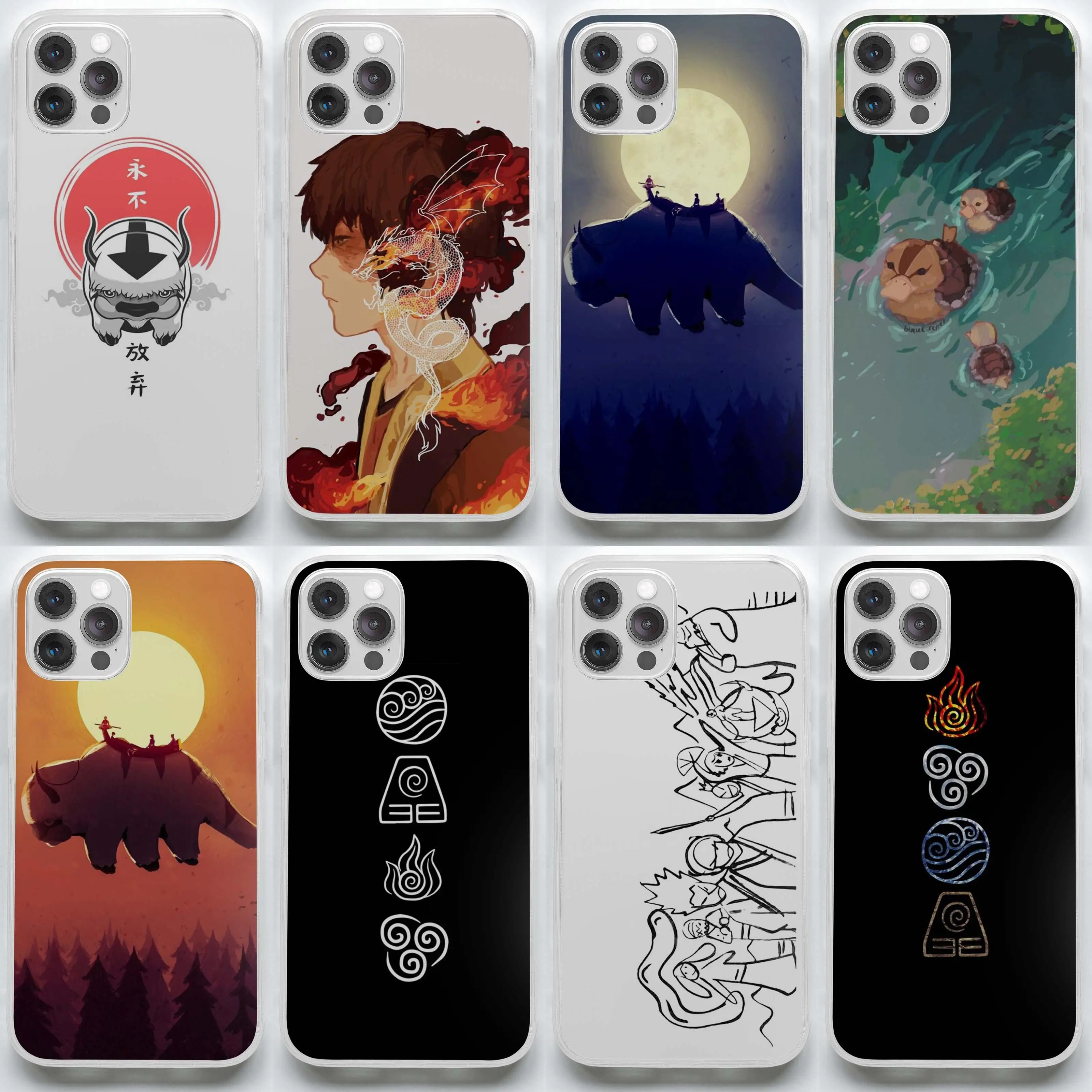 Аватар Zuko Последний Воздушный Бандер мягкий чехол для телефона с ночным концом