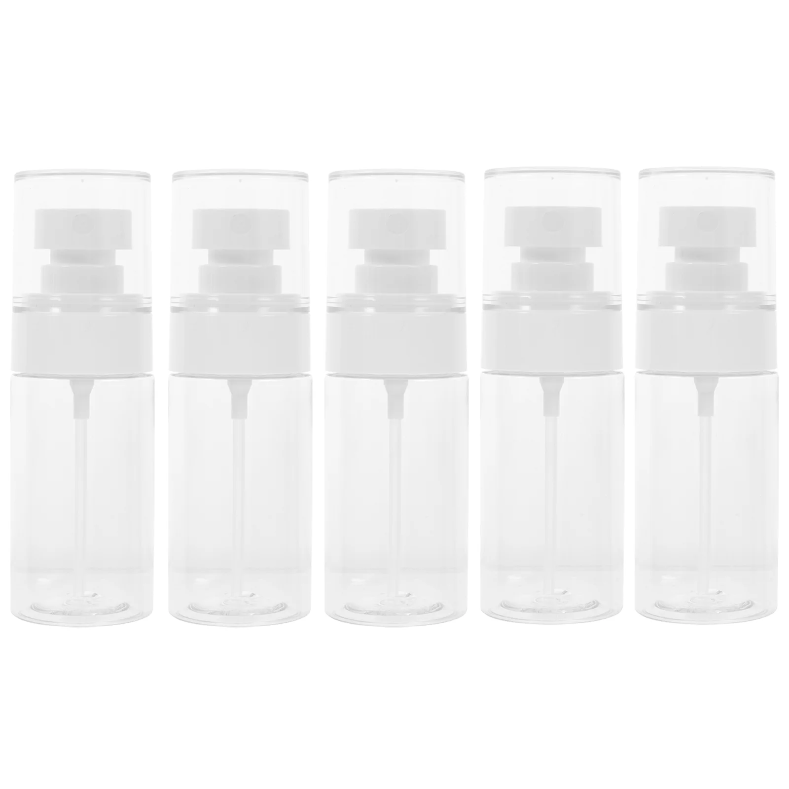 

5 Pcs Spray Bottle Travel Containers Clear Plastic Liquid Sprayer Mist Mini Refillable Small Lotion Transparent