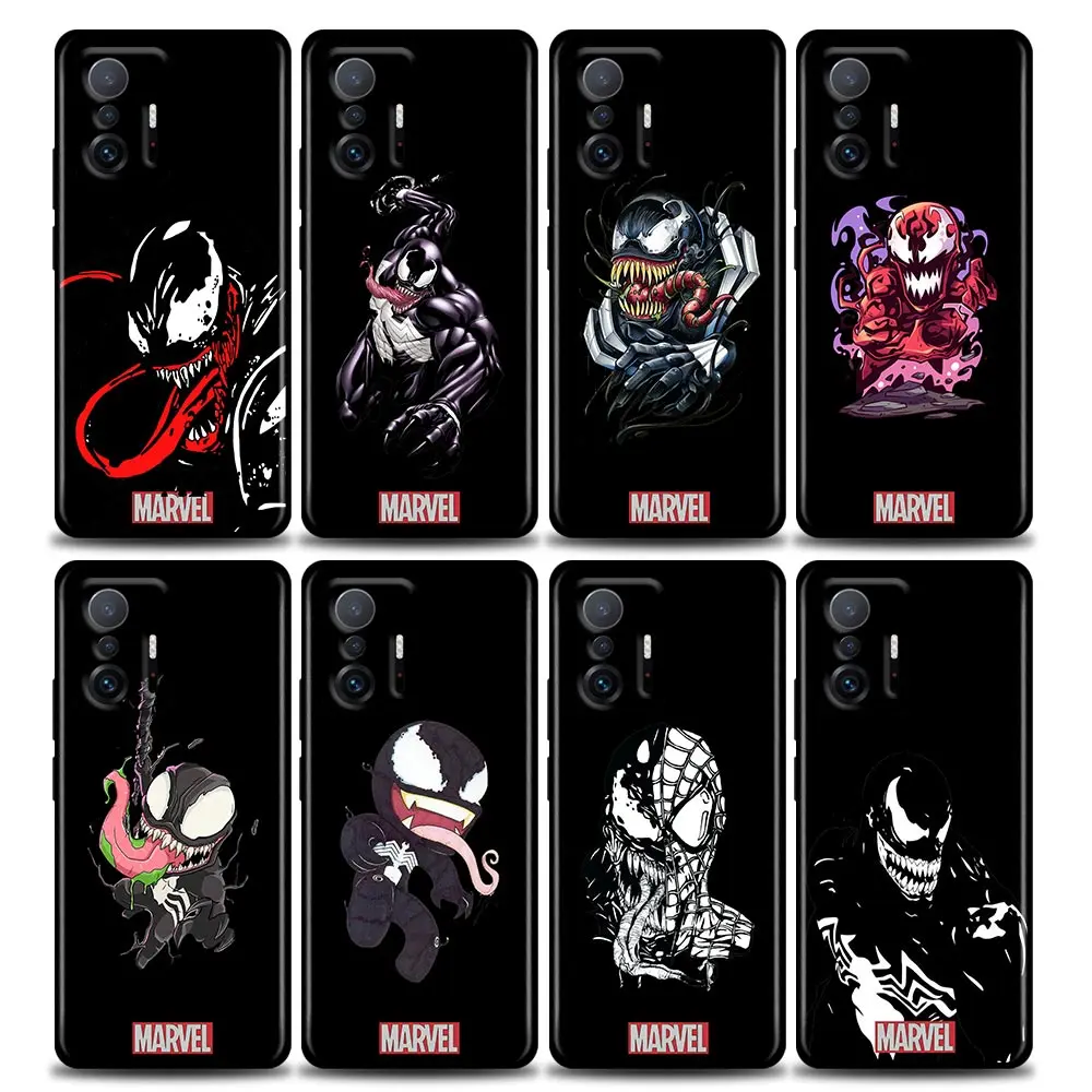 

Phone Case for Xiaomi Mi 12 12X 11 Lite 11X 11T X3 X4 NFC M3 F3 GT M4 Pro Lite NE 5G Soft Silicone Case Marvel Venom And Sandma