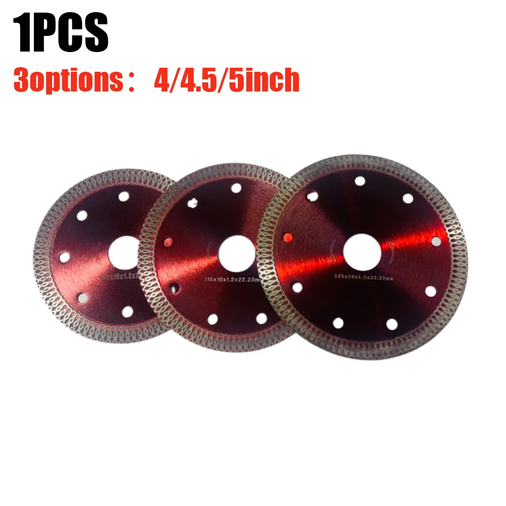 Сверхтонкий алмазный режущий диск 4/4 5/5 дюймов для фарфоровой плитки