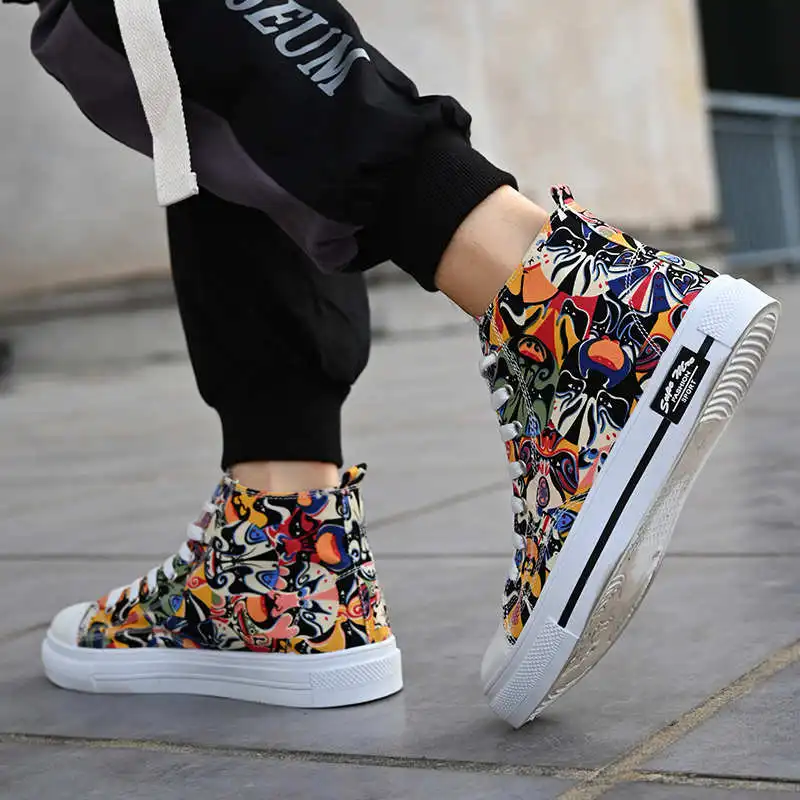 

Promotion Women's Sport Shoes Rubber Hard-Wearing Men Athletic Shoes No-Leather Casual Basket Top Sneaker Luxe Cotton Tennis
