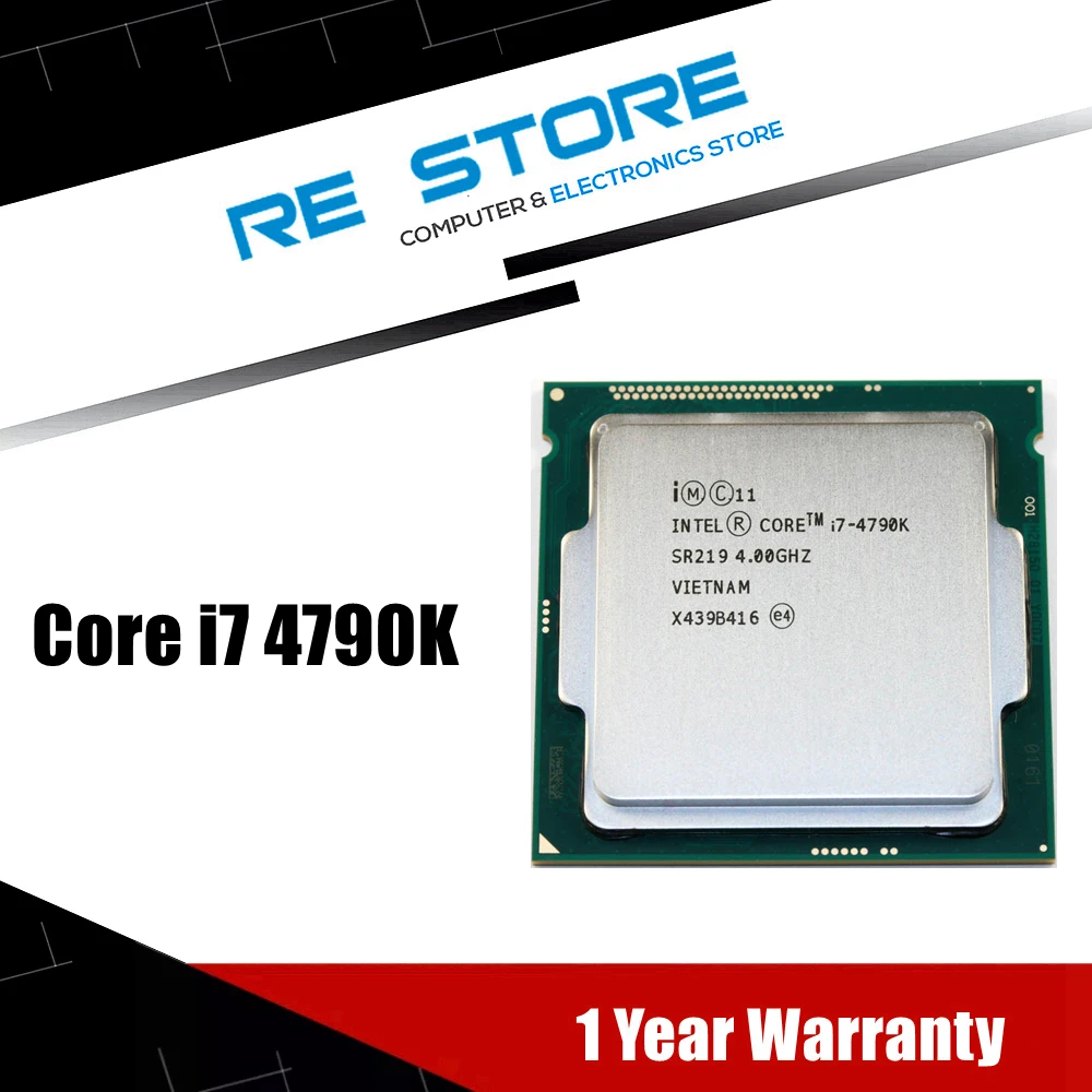 

Intel Core i7 4790K 4.0GHz Quad-Core 8MB Cache With HD Graphic 4600 TDP 88W Desktop LGA 1150 CPU Processor