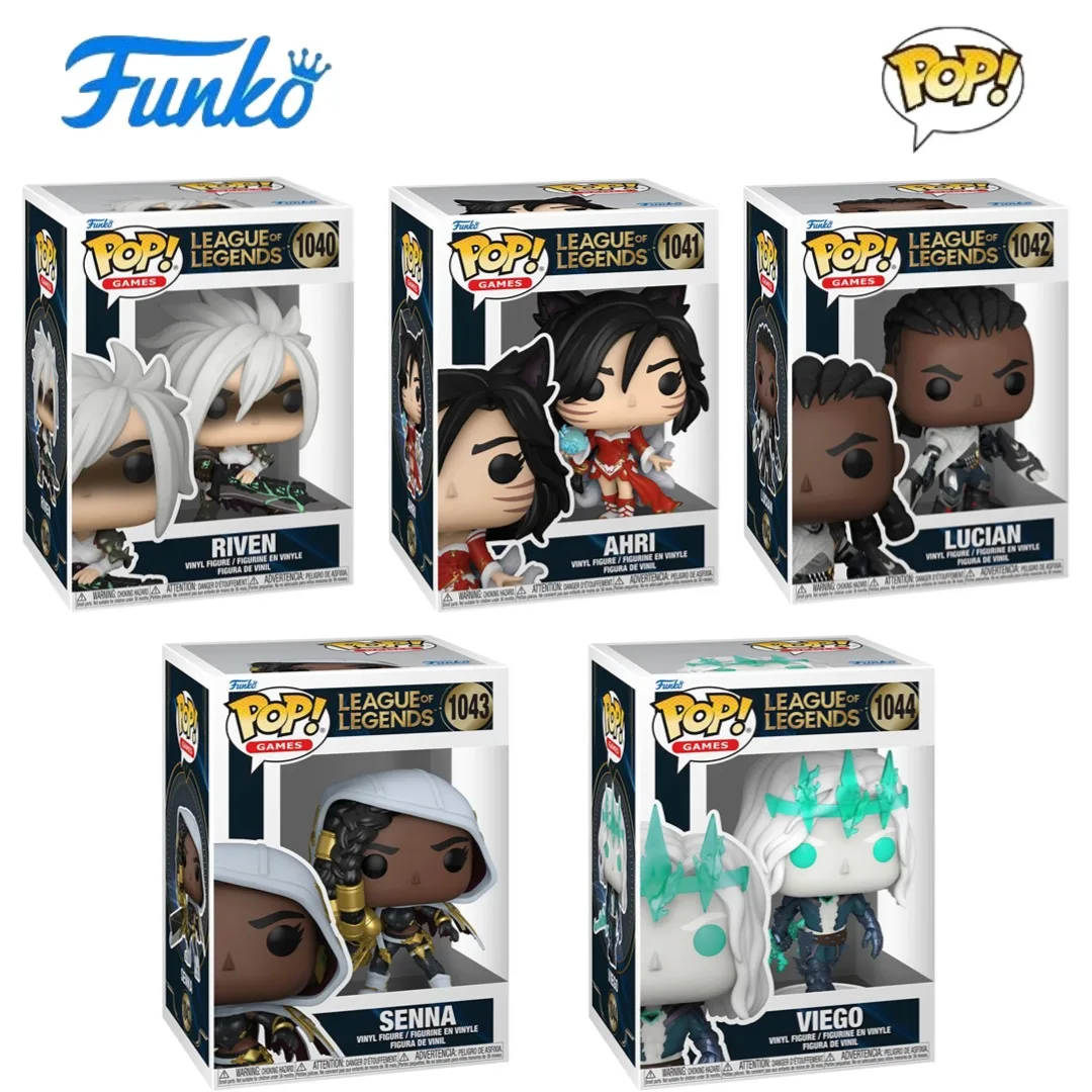 Фигурки Funko League Of Legends Riven Ahri аниме-фигурка Lucian Viego фигурка статуя модель орнамент