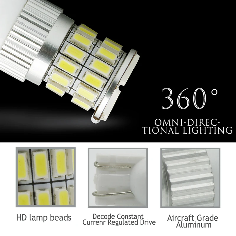 2 шт. автомобильные светодиодные лампы для парковки багажника аксессуары высокой
