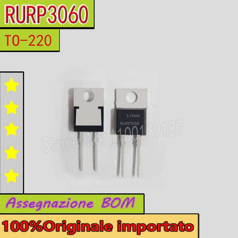 

100%Originale importato 10pcs/lot RURP3060 TO-220 Fast Recovery Diode 30A 600V