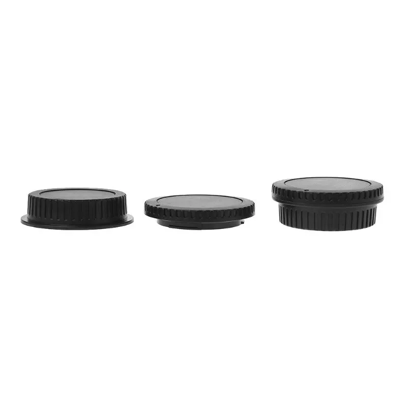 

Dron Easy to use camera lense Rear Lens Body Cap Camera Cover Set Dust Screw Mount Protection Plastic Black Replacement camera