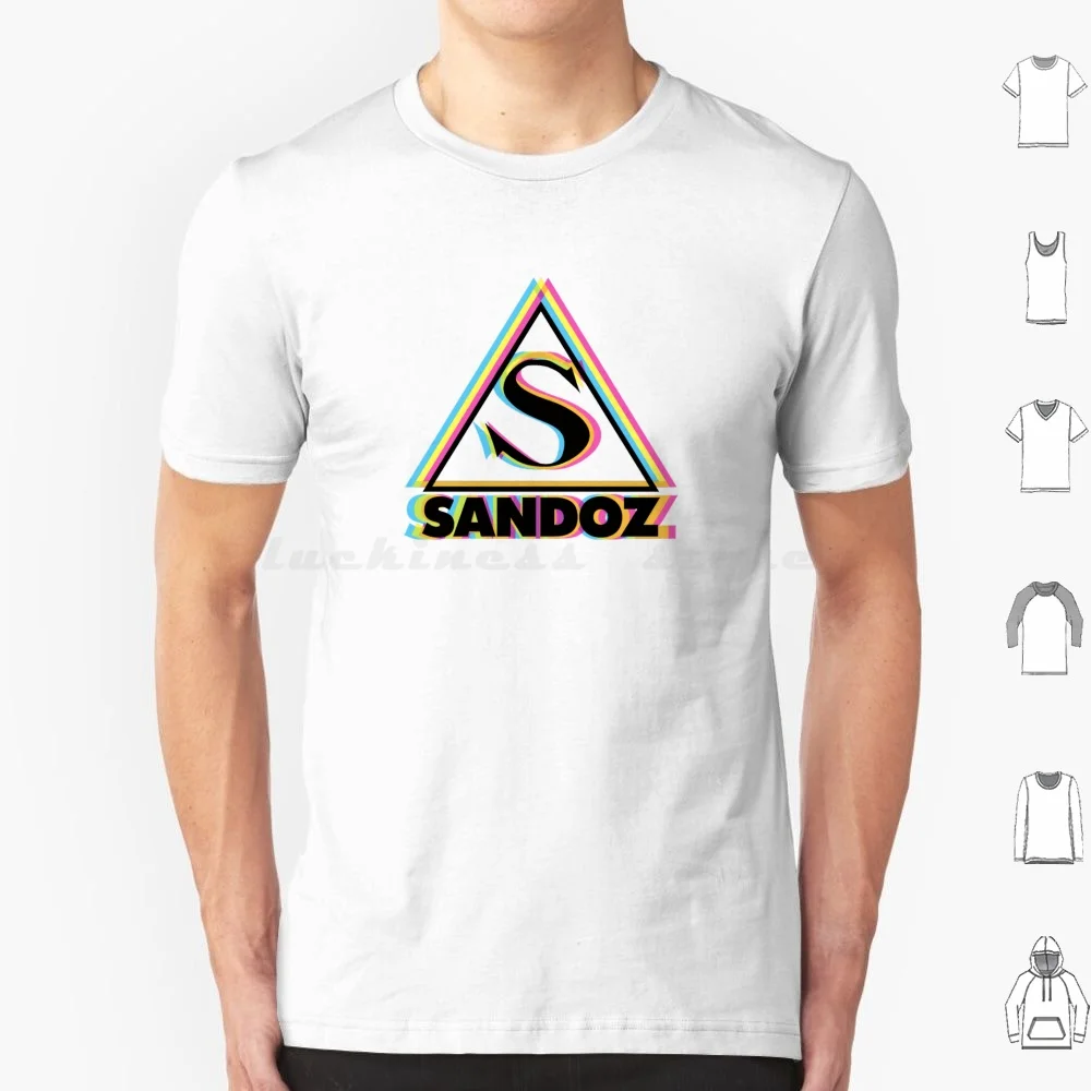 Футболка Sandoz In Cmyk хлопковая мужская и женская футболка с принтом сделай сам Labs