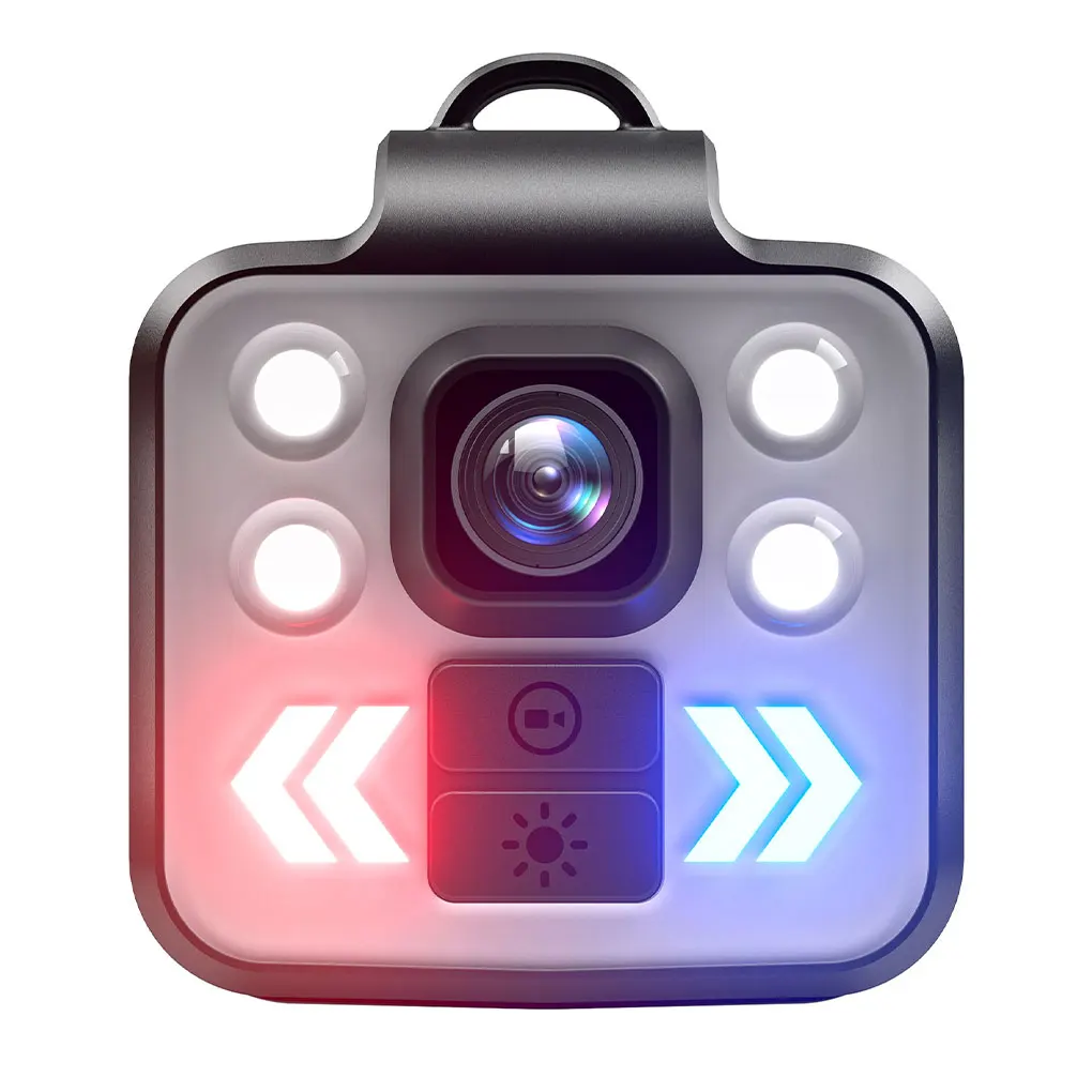 

Mini Body Camera Head-mounted Video Recorder LED Recording Tool 1080P High Definition Wearable Cam for Outdoor Cycling