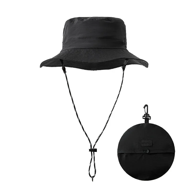 Рыбацкая шляпа женская большая складная с защитой от ультрафиолета мужская