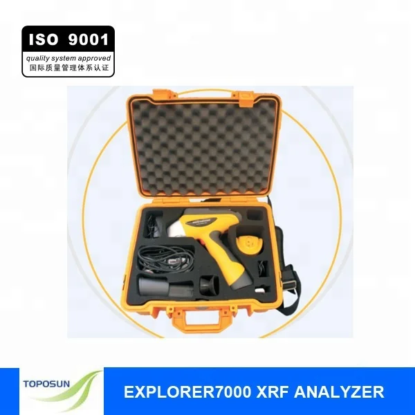 Free Shipping  Explorer7000 portable XRF analyzer for ore and mineral and mining elements analysis with SDD detector