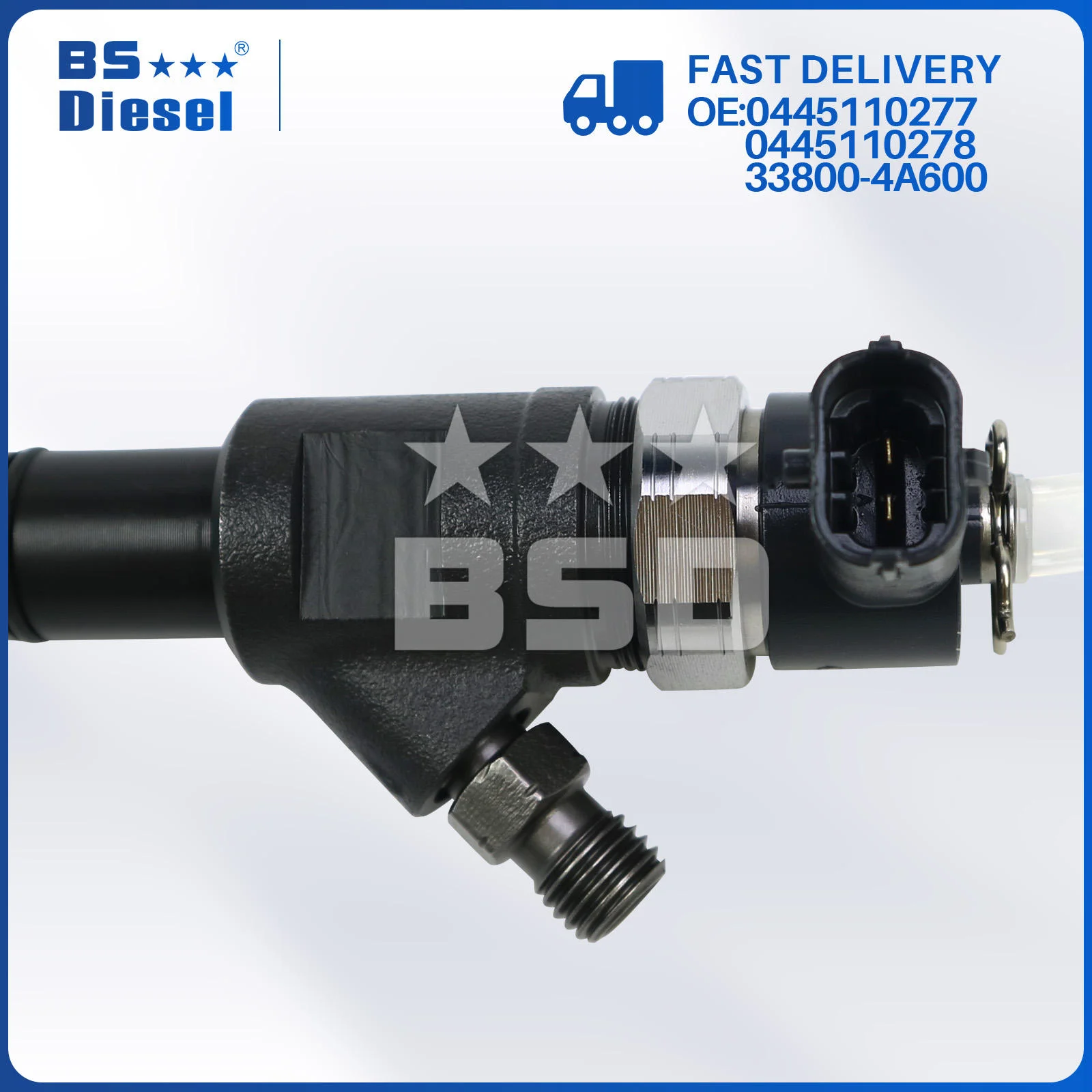 Фото Форсунки дизельного двигателя 33800-4A600 Common Rail 0445110278 0445110277 для Hyundai H1 2.5D H100 2.5D (1 шт./лот) №4