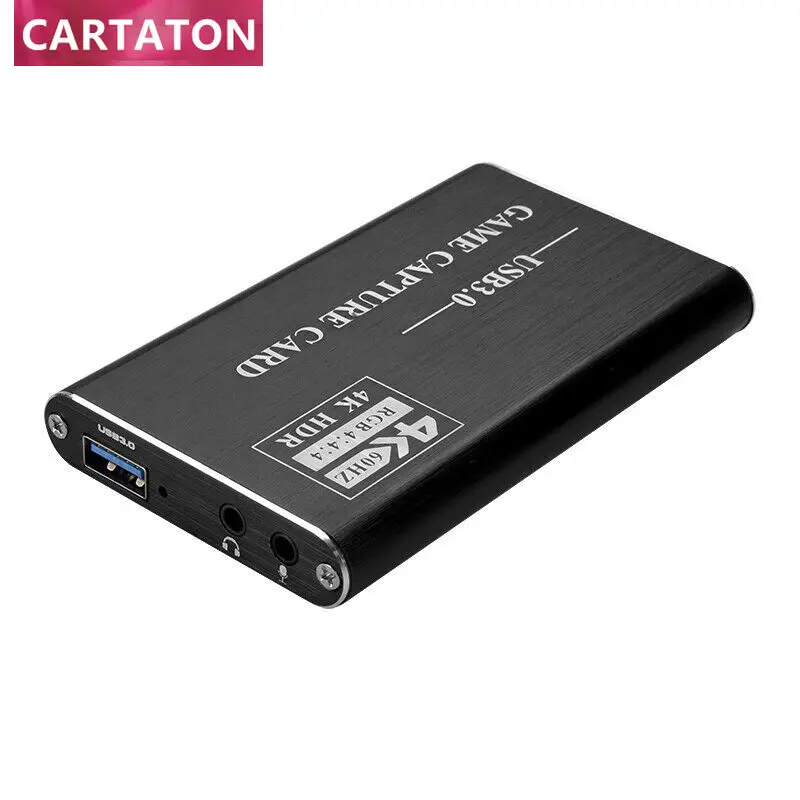 

Factory Direct sales 4K 60FPS Portable HDMI Video Audio Game Capture Card for OBS PS4 Game Live Streaming