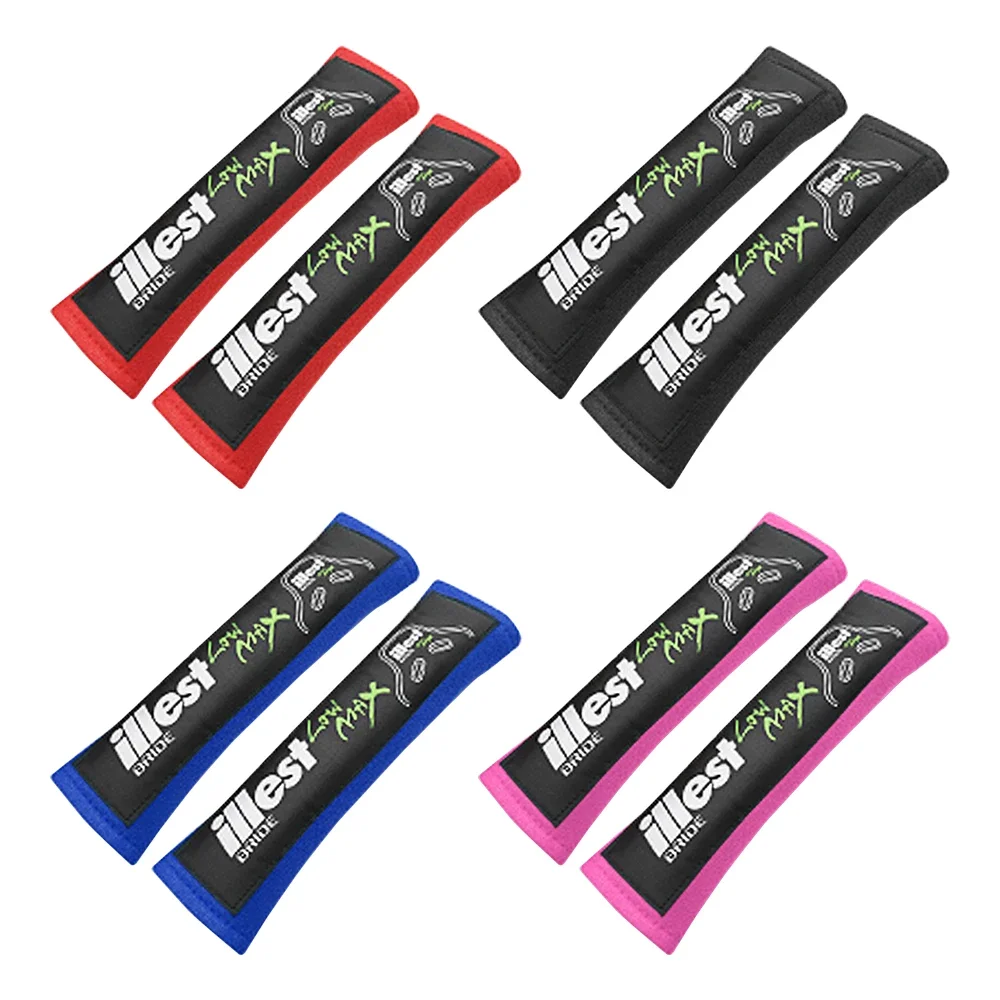 JDM Style ILLEST BRIDE Хлопок для автогонок 1 пара автомобильных ремней накладки на